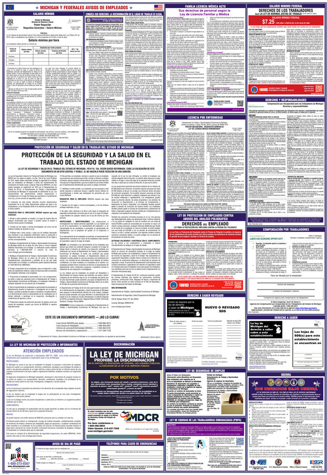 2026 Michigan & Federal Combination Poster