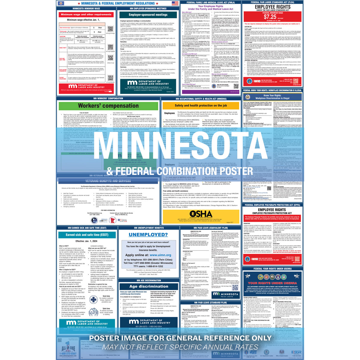 2026 Minnesota & Federal Combination Poster