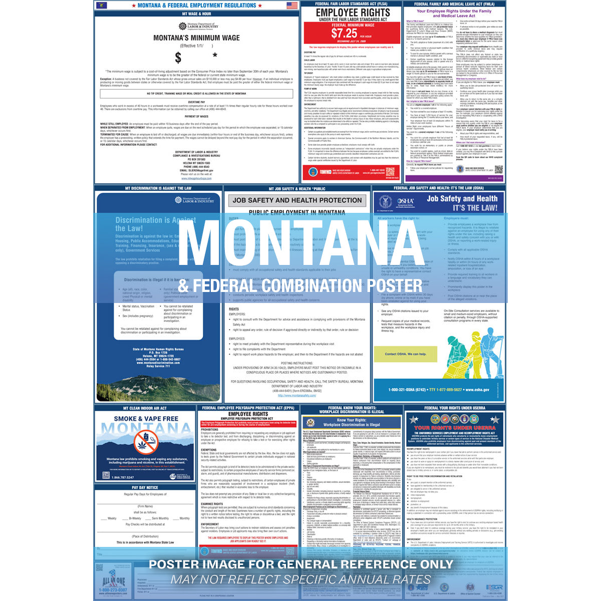 2026 Montana & Federal Combination Poster