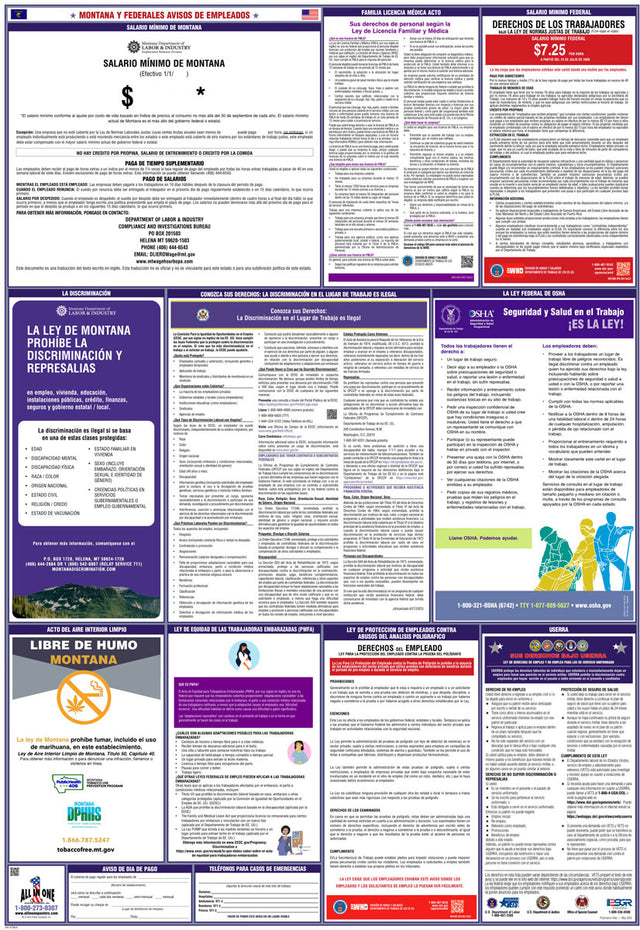 2026 Montana & Federal Combination Poster