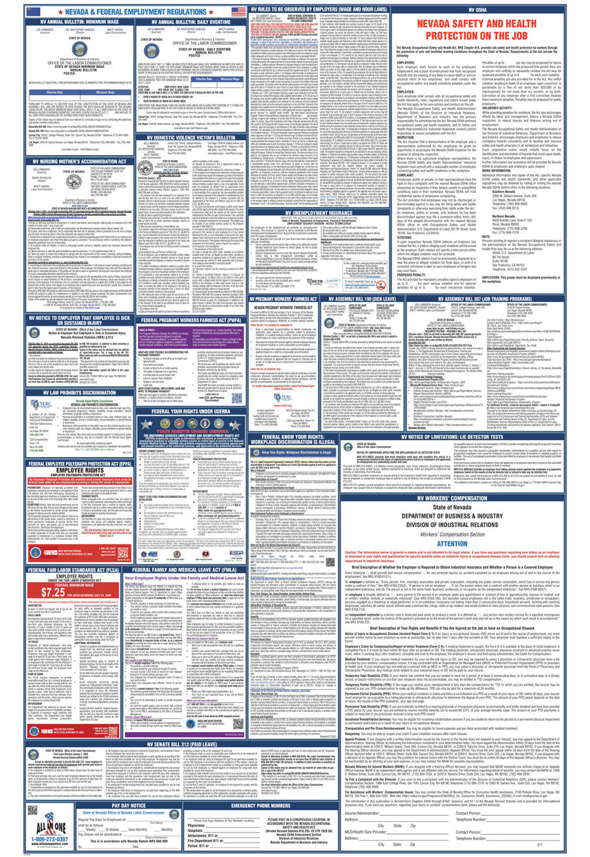 2026 Nevada & Federal Combination Poster
