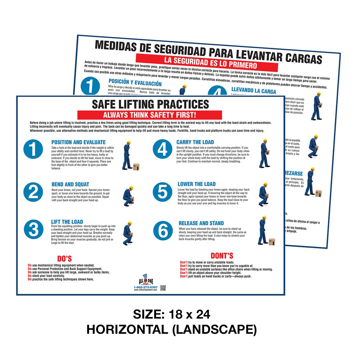 Safe Lifting Posters