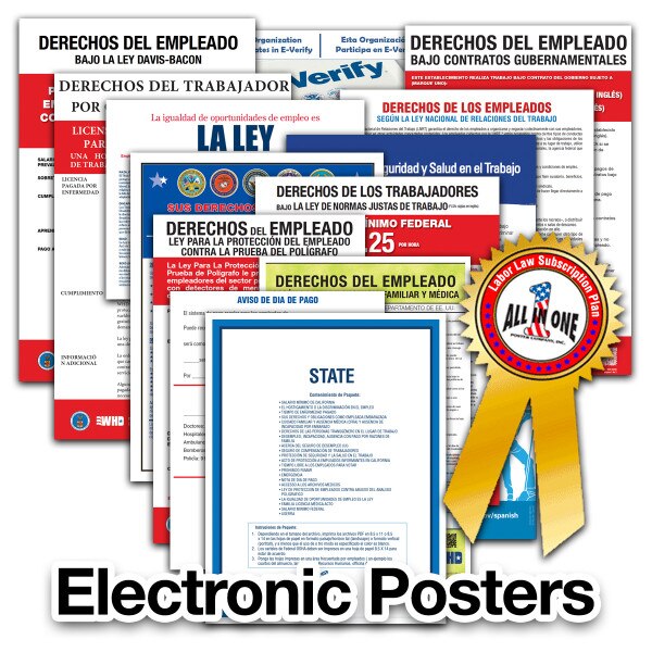 2024 All In One Electronic Poster PDF Remote Compliance Poster Digital