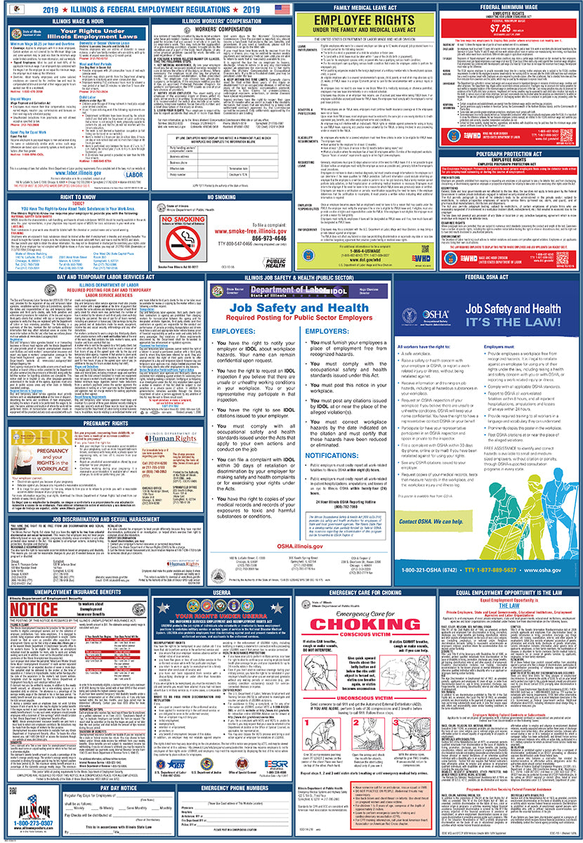 2026 Illinois & Federal Combination Poster