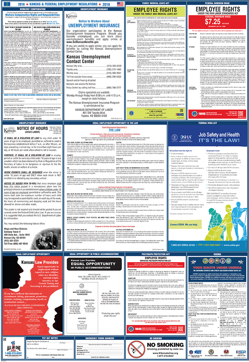 2026 Kansas & Federal Combination Poster