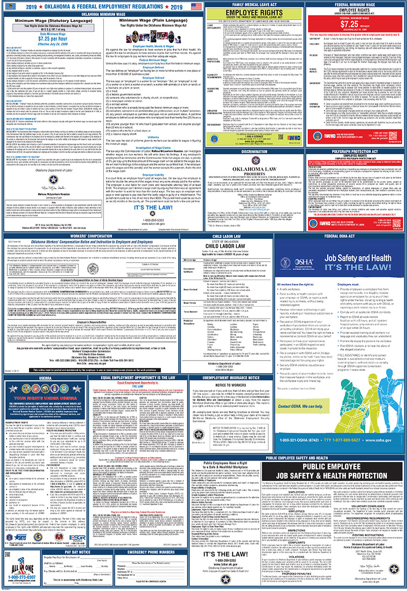 2026 Oklahoma & Federal Combination Poster