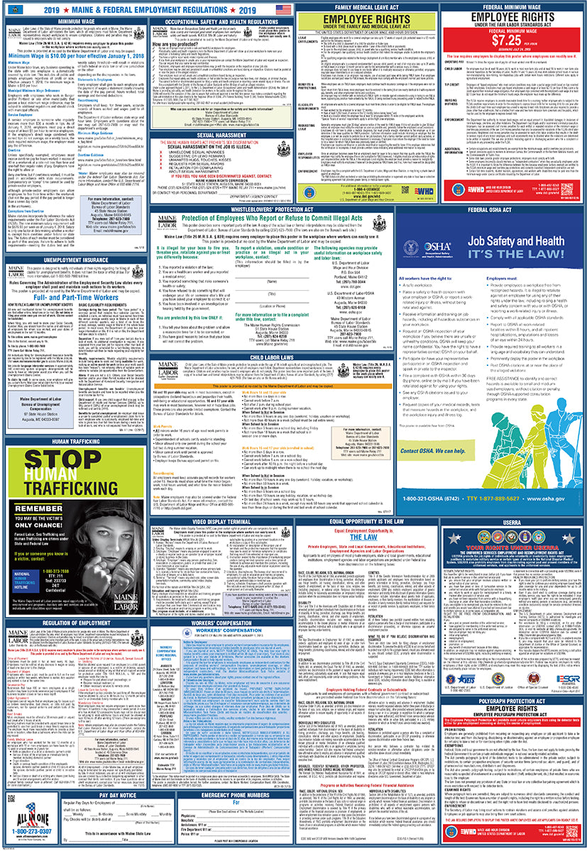 2026 Maine & Federal Combination Poster