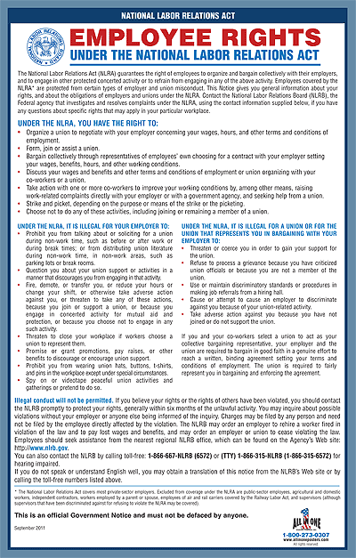 Employee Rights Under NLRA PAPER English