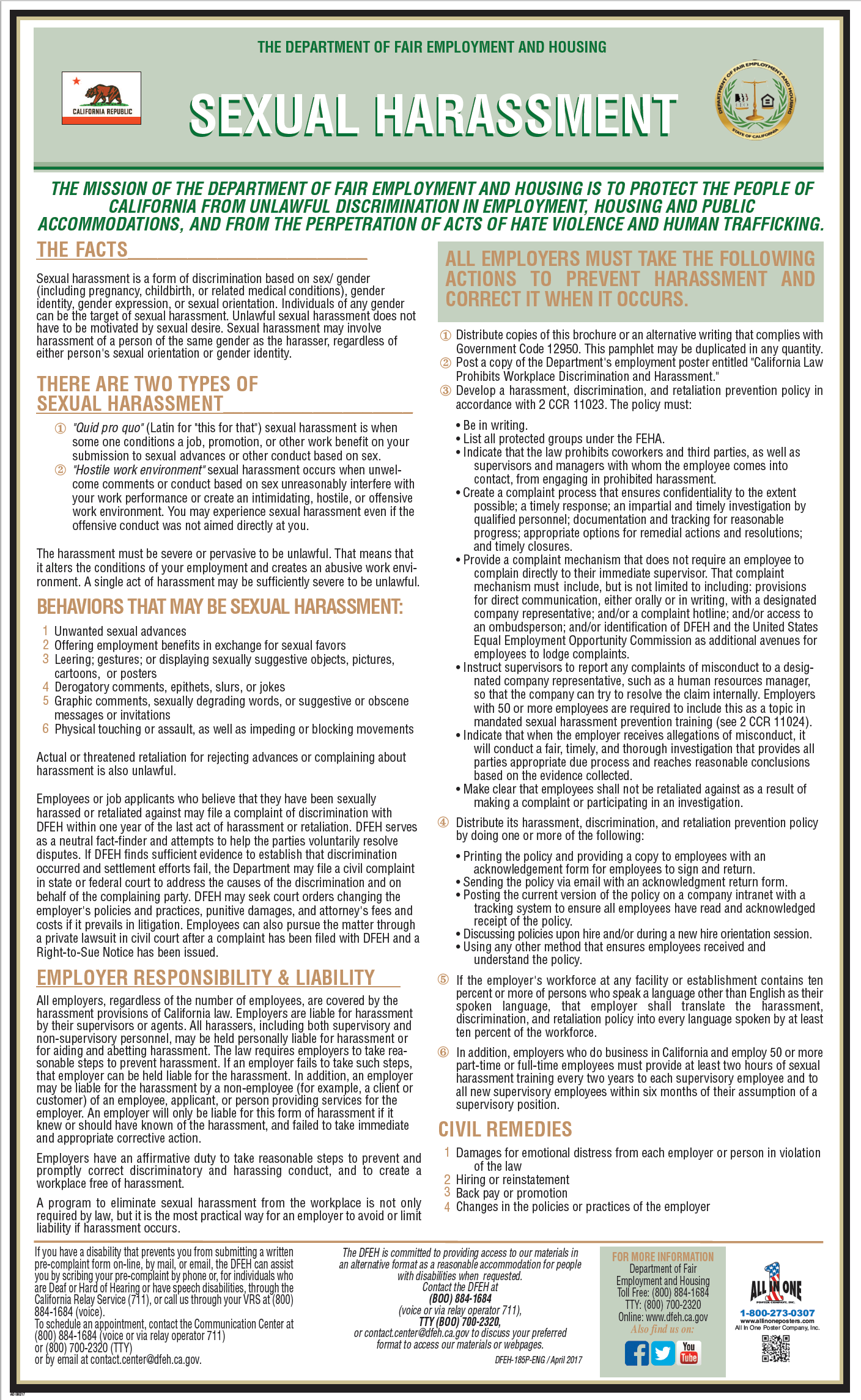 California Sexual Harassment