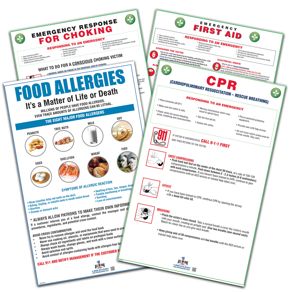Food Industry Safety Poster Package | All In One Poster Company – All ...