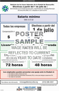 2026 Emeryville Minimum Wage