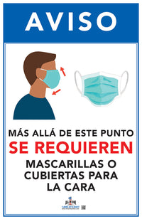 Face Mask Required Poster