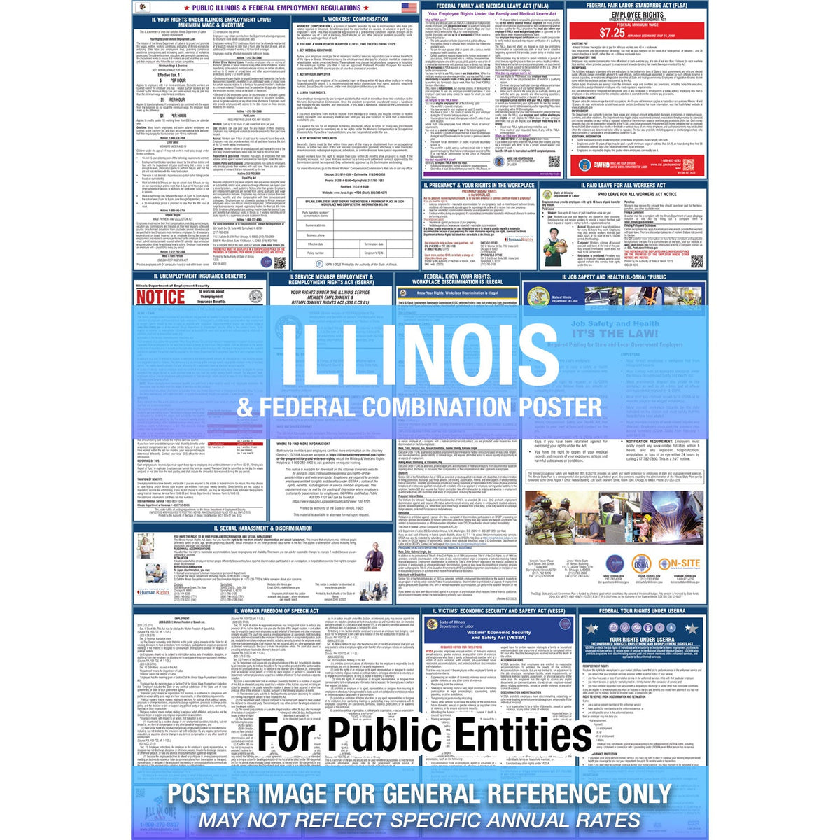 Illinois public entities English poster