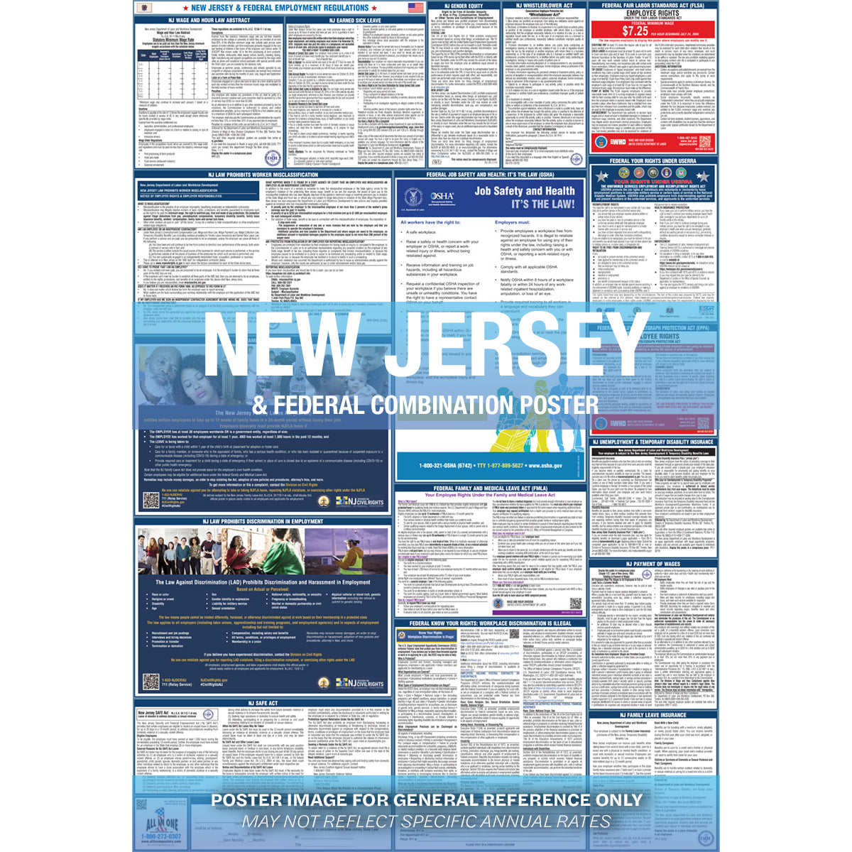 2026 New Jersey & Federal Combination Private Business & Organizations Poster