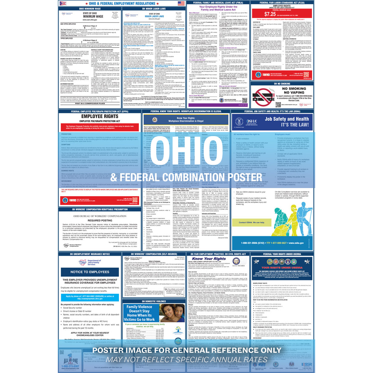 2026 Ohio & Federal  Combination Private Business & Organizations Poster