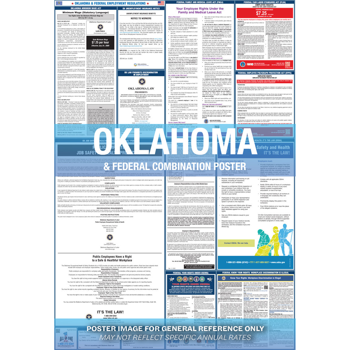 2026 Oklahoma & Federal Combination Poster