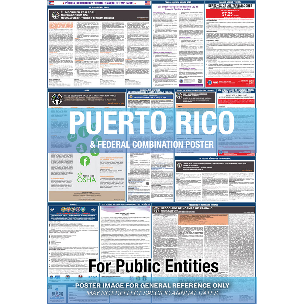 Puerto Rico Compliance Posters – All In One Posters