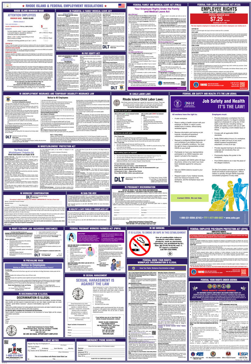 2026 Rhode Island & Federal Combination Poster