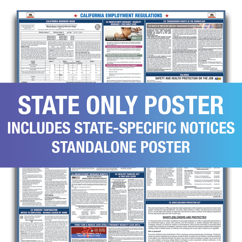 2026 State Labor Law Posters | All In One Poster Company – All In One ...