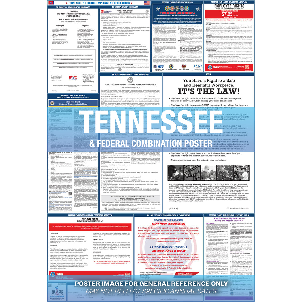 2026 Tennessee & Federal Labor Law Poster