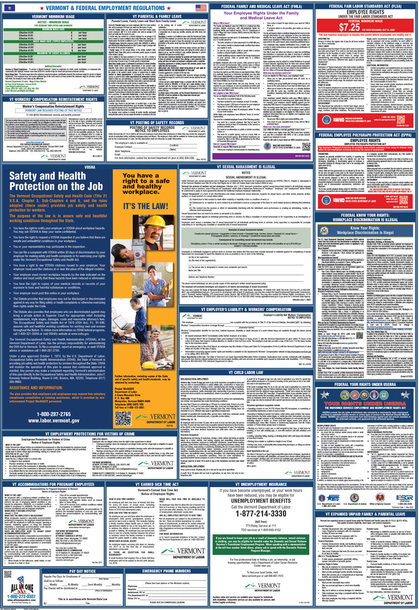 2026 Vermont & Federal Combination Poster