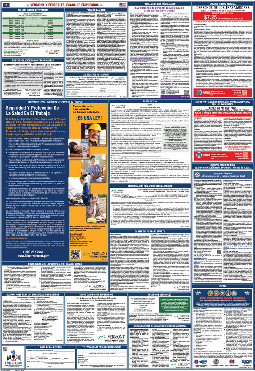 2026 Vermont & Federal Combination Poster