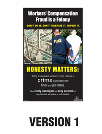 Fraud Prevention Poster - 11x17