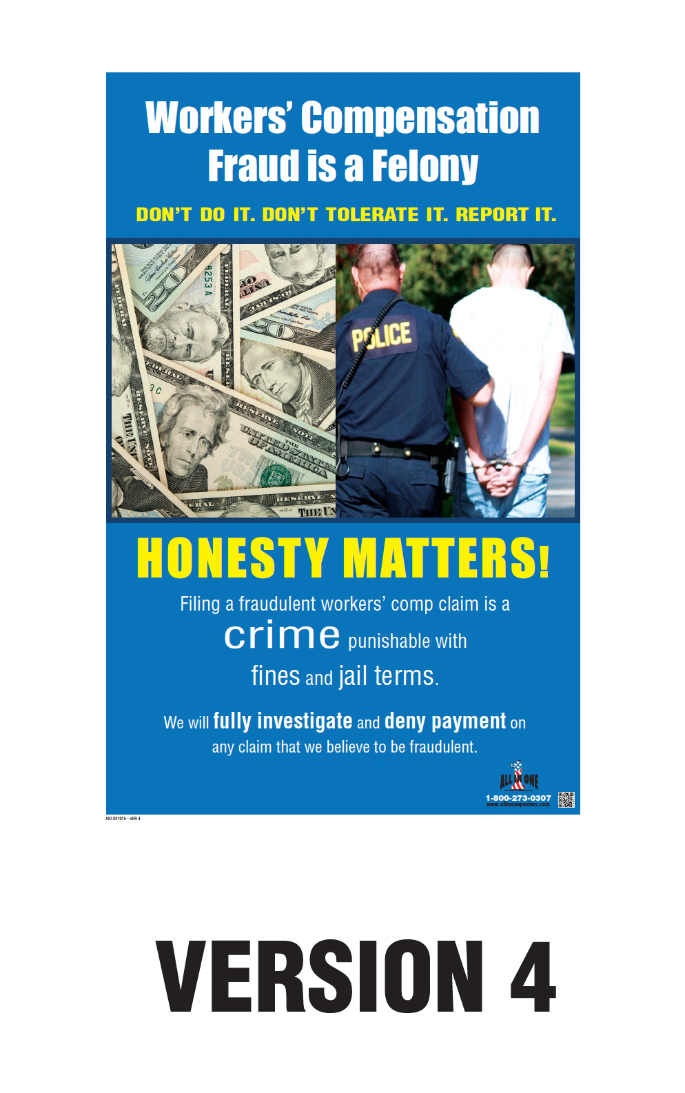 Fraud Prevention Poster - 11x17