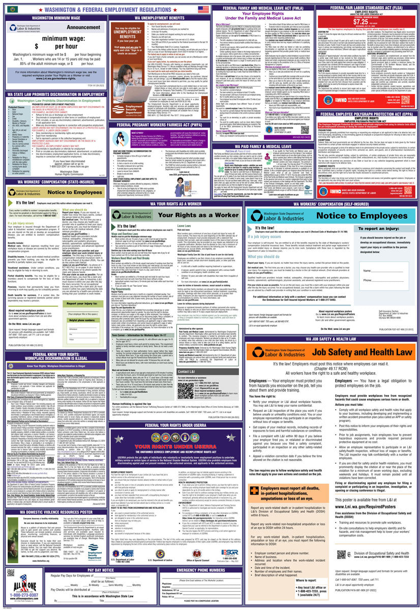 2026 Washington & Federal Combination Poster