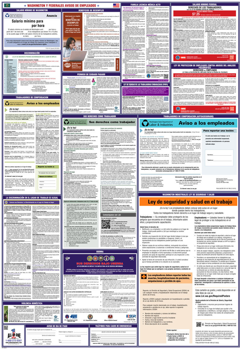 2026 Washington & Federal Combination Poster