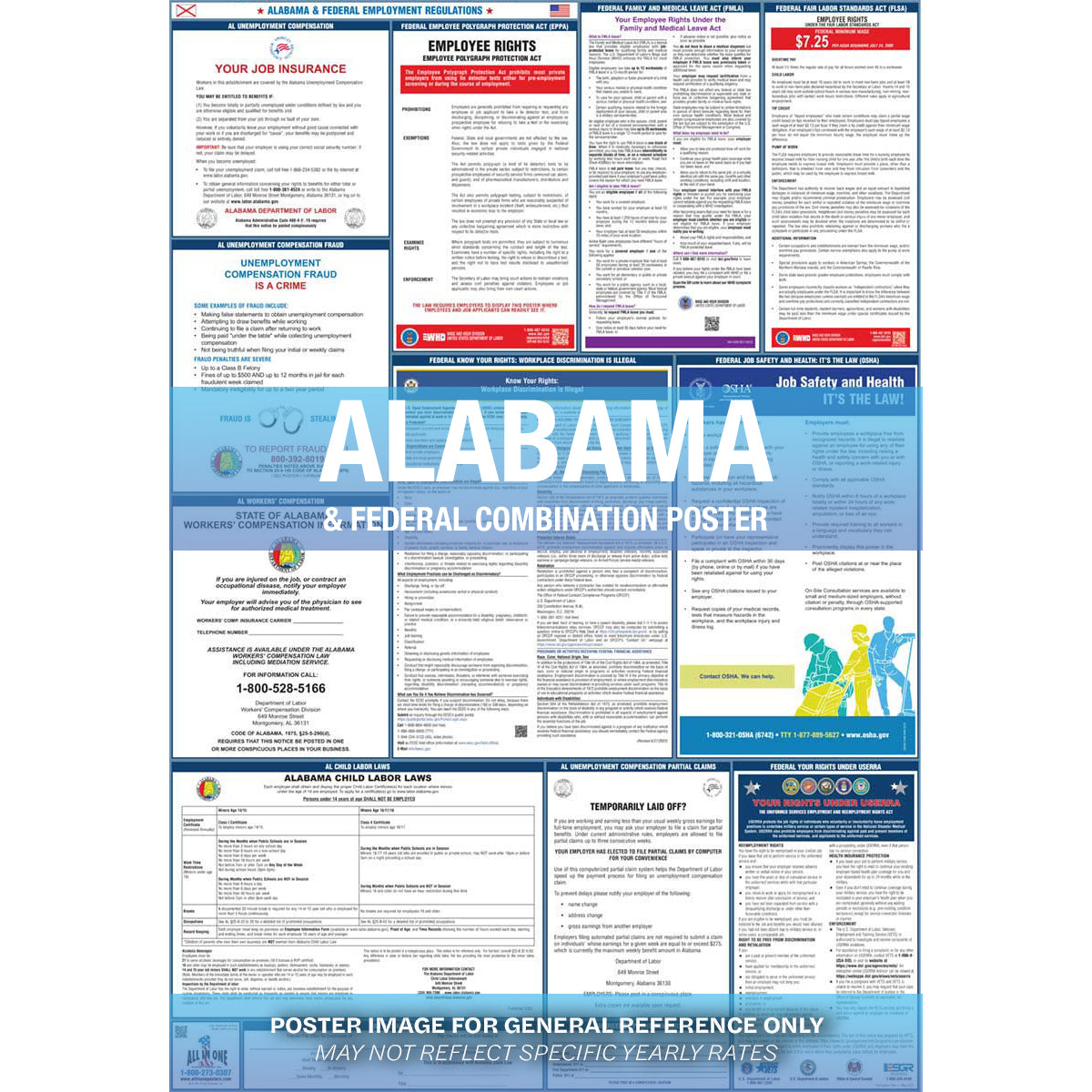 2026 Alabama & Federal Combination Poster