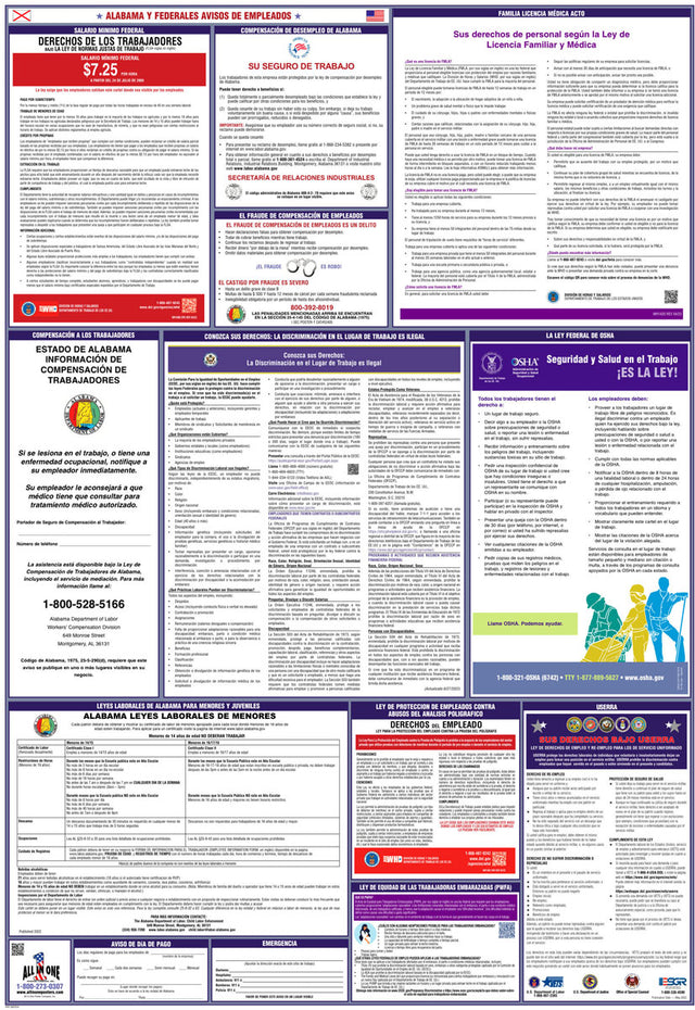 2026 Alabama & Federal Combination Poster