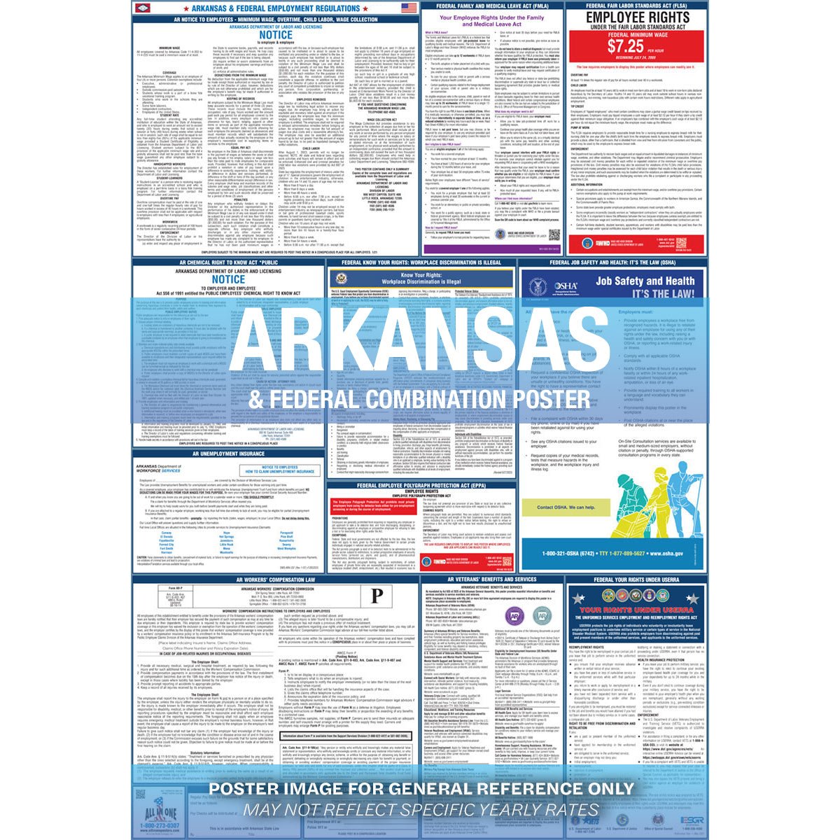 2026 Arkansas & Federal Combination Poster