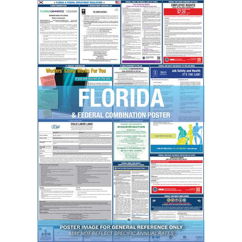 State & Federal Labor Law Posters | All In One Poster Company – All In ...