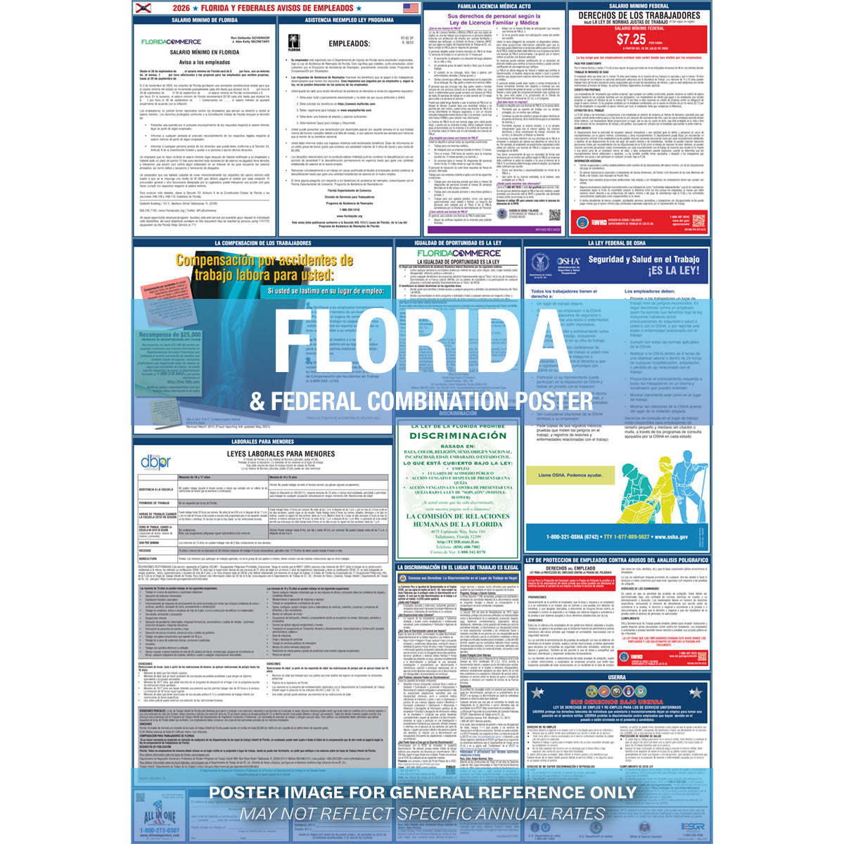 2026 Florida & Federal Combination Poster