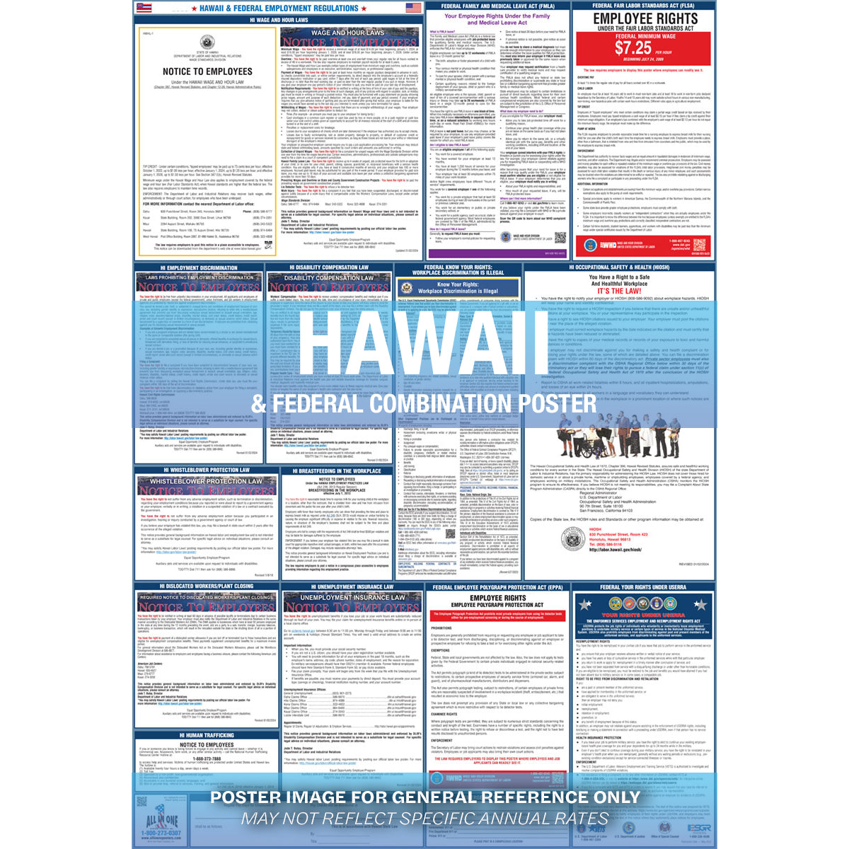 2026 Hawaii & Federal Combination Poster