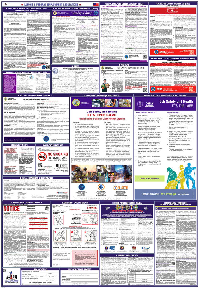 2026 Illinois & Federal Combination Poster