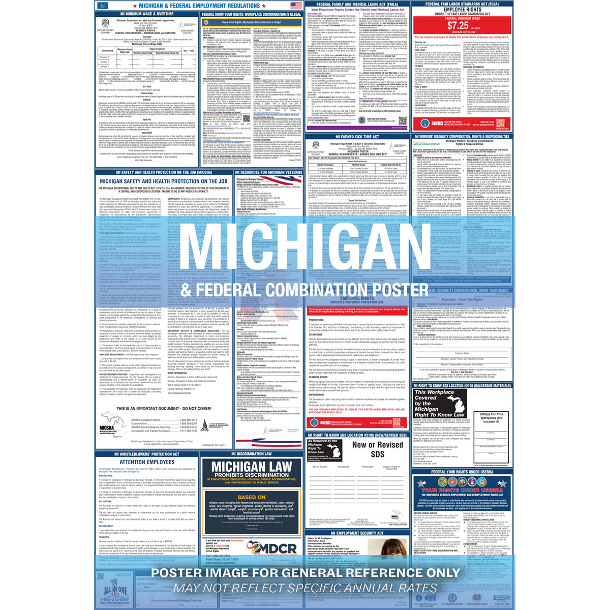 2026 Michigan & Federal Combination Poster