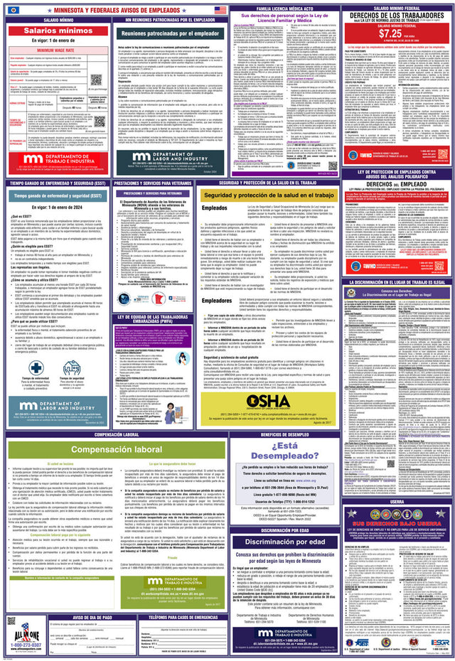 2026 Minnesota & Federal Combination Poster