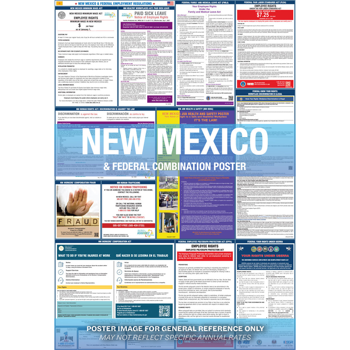 2026 New Mexico & Federal Combination Poster