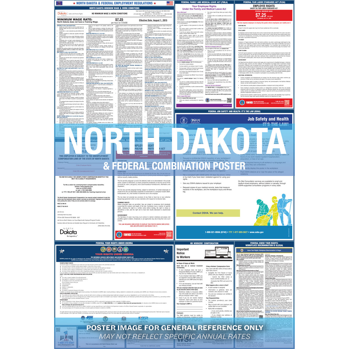 2026 North Dakota & Federal Combination Poster